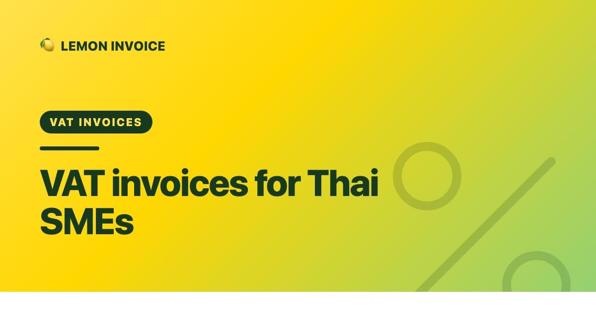Fatture con IVA in Thailandia: guida pratica per le PMI thumbnail